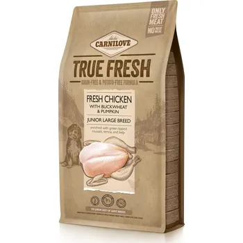 Carnilove True Fresh Granule pro mladé psy velkých plemen s čerstvým kuřecím 4 kg