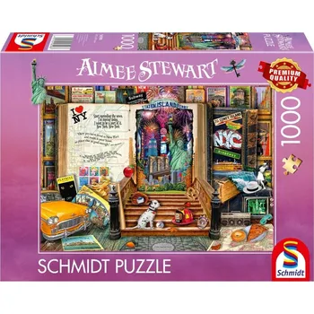 Puzzle Puzzle Schmidt Spiele 1000 dílků AIMEE STEWART New York