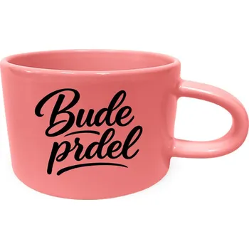Hrnek makronka - Bude prdel 2, Barva Růžová, Velikost 200 ml, Canvas Hrnek Makronka 200 ml Bezvatriko.cz 3204