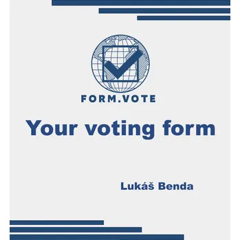 Kniha FORM.VOTE Your voting form Ekniha