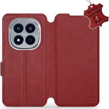 Mobiwear Kožené flip pouzdro pro Xiaomi Redmi Note 15 Pro 5G červené