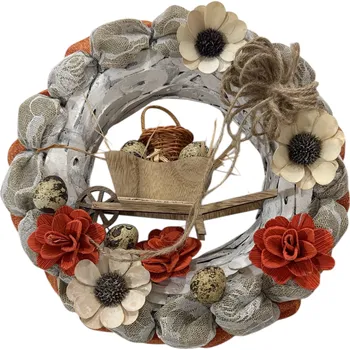 DANNY MADE Věnec V29-trakař a květy