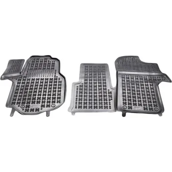 autokoberec Rezaw-Plast, Gumové koberce se zvýšeným okrajem, Man TGE, 2017- , 1. řada 2/3-místná, dodatečný nášl