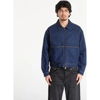 Pánské oblečení Bunda Vans Denim Station Jacket Dark Indigo L