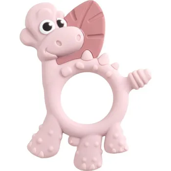 Hračka pro kojence Bibado Sensory Ditty the Dinosaur Blush