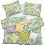 SCANquilt povlečení SATÉN DESIGN summer dream zelená 140 × 200/70 × 90 cm