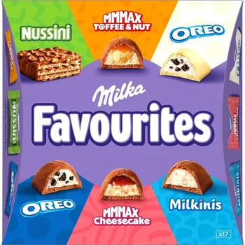 Fitness strava Milka Favourites 203 g