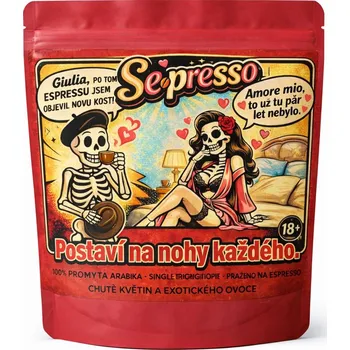 Káva Kafista Se*presso Zrnková káva z Etiopie od Kafisty, 100% Arabika