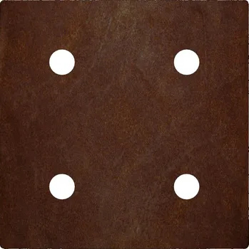 Zahradní obrubník CORGARDEN Modo Spojka na zahradní obrubník 6 × 6 cm, corten, rovná