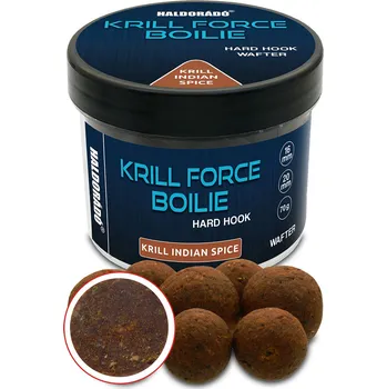 Haldorádó Wafters Krill Force Hard Hook Boilies 16/20 mm Krill Indian Spice