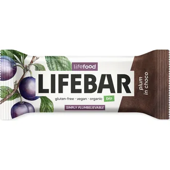 Lifefood Lifebar InChoco Švestková Raw BIO 40 g