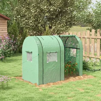 Fóliovník Outsunny Větruodolný Fóliovník 185 x 94 x 150 cm Zelený