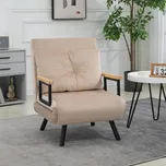 Relaxační rozkládací křeslo Valy | béžové