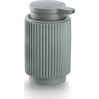 Dávkovač mýdla ZELLER Dávkovač mýdla motiv pruhy, šalvějová barva 8 × 13,5 cm