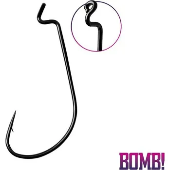 Delphin Háček BOMB! D-Shot Offs Worm Velikost 2/0 2 × 5 ks