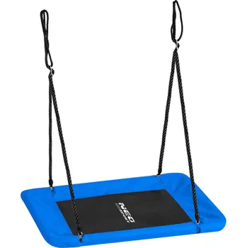 Dětská houpačka Neo-Sport NS-105 Houpačka hnízdo obdélníková Swingo 110 × 70 cm, modrá