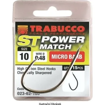 Trabucco ST Power Match Velikost 12 2 × 15 ks