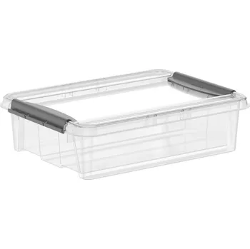 Úložný box Siguro Pro Box 8 l, 30 × 11,5 × 40 cm, Clear