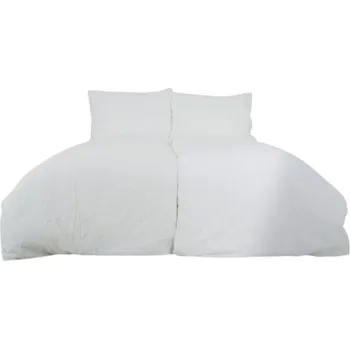 Povlečení B.E.S. - Petrovice Povlečení jednobarevné, krep, zip 140 × 200 + 70 × 90 cm- bílé