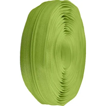 Zip Zip spirálový No 5 metráž pro jezdce typu POL, malé, 234 zelená sv.