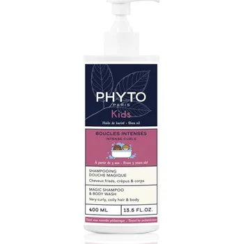 Sprchový gel Phyto Kids Intense Curls Magic Shampoo & Body Wash šampon a sprchový gel pro děti 400 ml