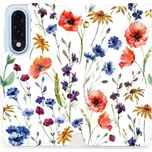 Mobiwear flip knížkové pro OnePlus Nord 5 - Kvítí