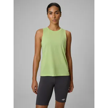 Dámské tričko 4F dámské tílko žluté na ramínka velikost M