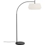 NORDLUX Žebrovaná textilní lampa Dicte, 530 × 1800 mm, E27, 60 W, bílá