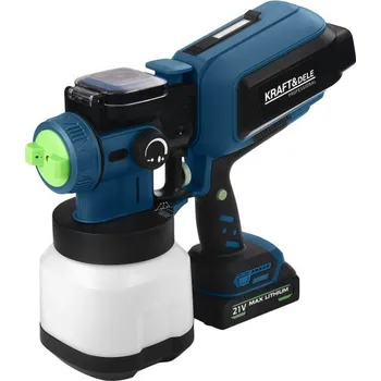 Stříkací pistole Kraft&Dele KD1656 Aku malířská stříkací pistole 21V 2500mAh