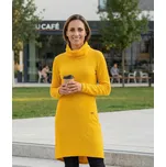 Dámské mikinové šaty KIXMI RIVA ŽLUTÁ S