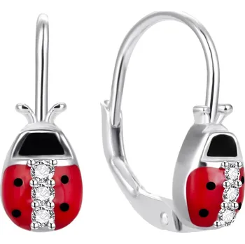 Šperk Agato Stříbrné náušnice se zirkony AGT-ED002L (Ag925/1000, 1,87 g)