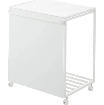 Odpadkový koš YAMAZAKI Tower 2-dílný koš na tříděný odpad, bílý