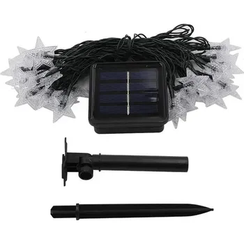 Vánoční dekorace X-SITE LED Solární-hvězda XXD-007 20 m barevný