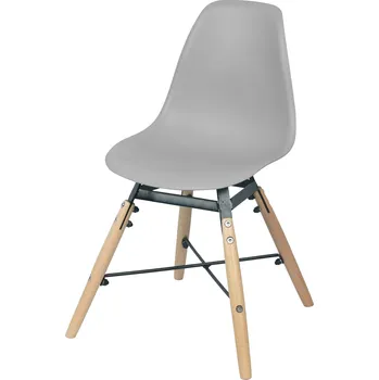 Dětsný nábytek DOCHTMANN Dětská židle Jena šedá 30,5 × 36 × 56 cm