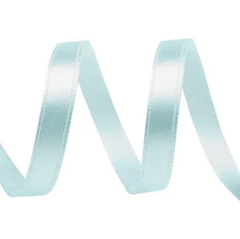 Stuha Atlasová stuha šíře 6 mm, střední, 139 modrá pomněnková
