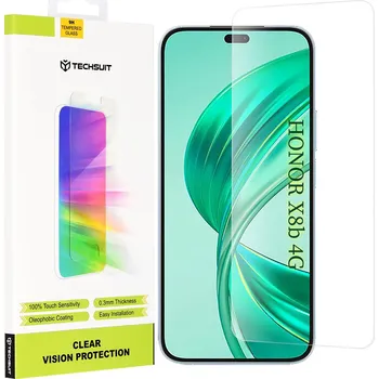 Techsuit - Tvrzené čiré sklo Clear Vision - Honor X8c - průhledné