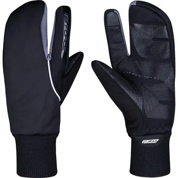 Cyklistické rukavice Force Hot Rak 3 PRO zimní, černé XXL