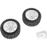 Himoto Nalepené gumy - 1/10 Monster, bílé disky (2ks)