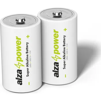 Elektronika AlzaPower Super Alkaline LR20 (D) 2 ks