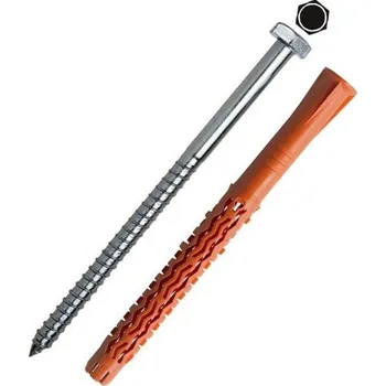 Hmoždinka WT WINTECH MUNGO Hmoždinka konstrukční s 6hranným vrutem 10 × 80 mm, 100 ks