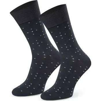 Ponožky k obleku - se vzorem 056 fialová 39-41