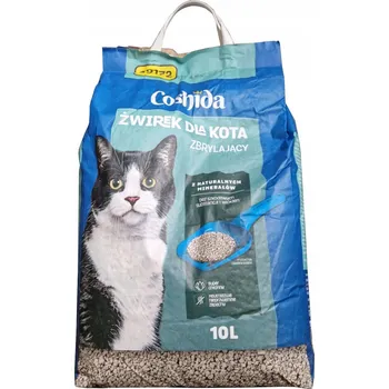 Podestýlka pro kočku BENTONITOVÉ STELIVO HRUDKUJÍCÍ PRO KOČKY COSHIDA 10 l