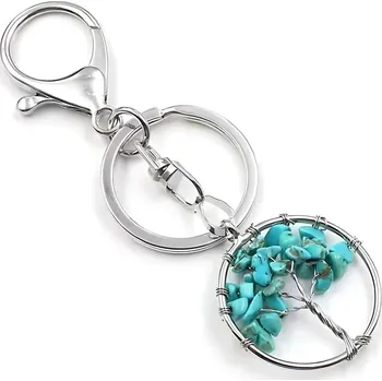 Náramek Feng Shui Harmony Harmonie živých klíčů Tyrkys strom života