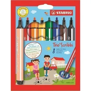 STABILO Trio Scribbi 8 barev