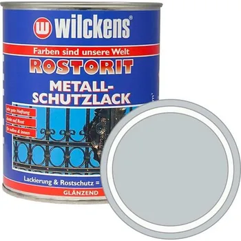 barva na zeď WilckensSamozákladující syntetická lesklá barva 750 ml, stříbrná