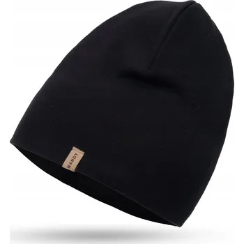 Čepice Nandy Zimní čepice beanie černá, univerzální velikost