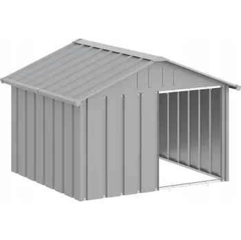 Bouda pro psa Bouda pro psa, šedá, 116,5x103x81,5 cm, ocel