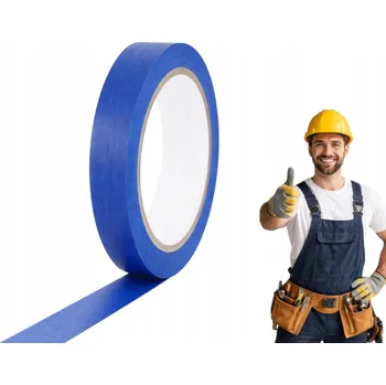 Maskovací páska modrá UV 18mm x 30m na stěny