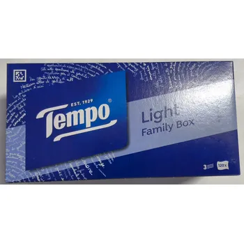 Hygienické kapesníčky bez vůně Tempo 3 vrstvé, 120 ks