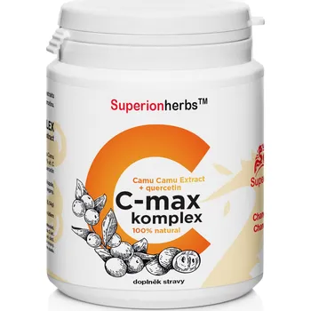 Zdraví Superionherbs C-MAX komplex - přírodní zdroj vitaminu C, 90 tobolek